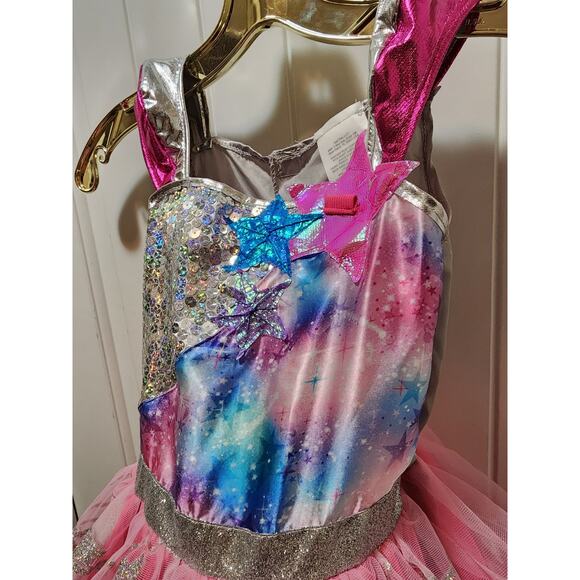 Girl’s 4-6 Barbie Star Light Adventure Galactic Princess Dress Halloween Costume - Picture 4 of 9